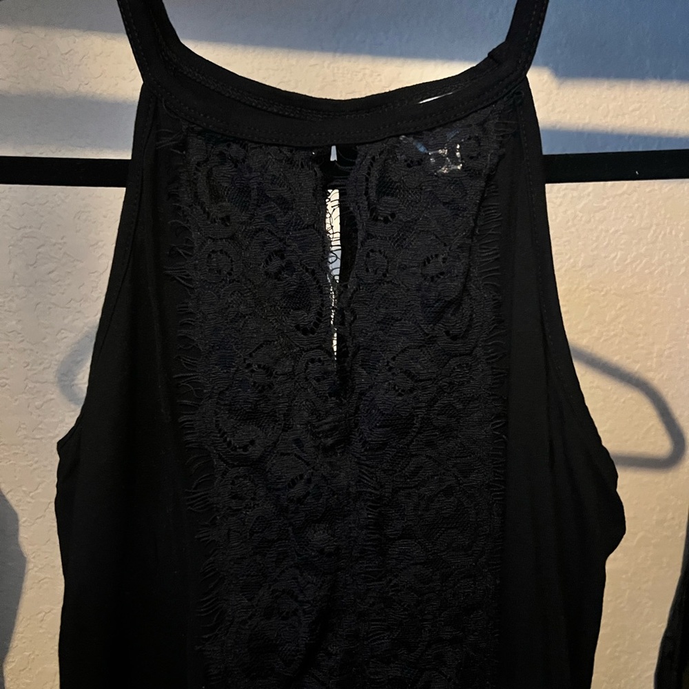 Sexy Black Lace Bodysuit